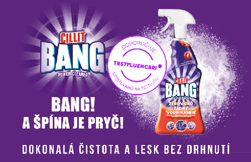 Dokonalá čistota a lesk bez drhnutí díky novému Cillit Bang? Podívejte se jak to dopadlo
